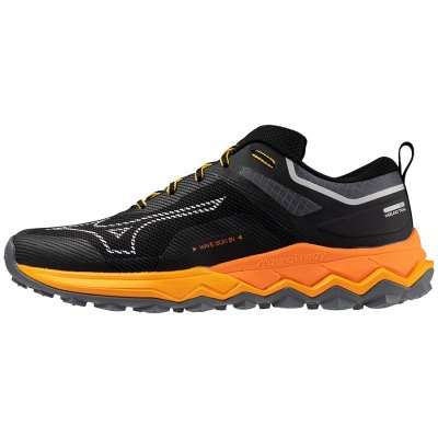 Zapatillas Para Correr Mizuno WAVE Ibuki 4 Hombre - Negros / Blancos / Naranjas - Chile M406KETVJS